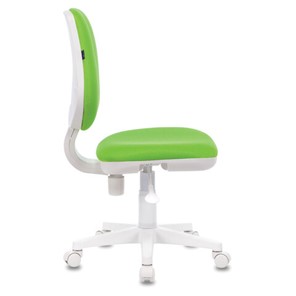 Офисное кресло Brabix Fancy MG-201W (без подлокотников, пластик белый, салатовое) 532414 в Абакане - предосмотр 2