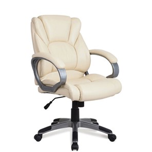 Офисное кресло BRABIX "Eldorado EX-504", экокожа, бежевое, 531167 в Абакане