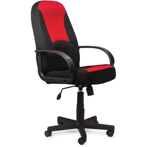Офисное кресло BRABIX "City EX-512", ткань черная/красная, TW, 531408 в Абакане