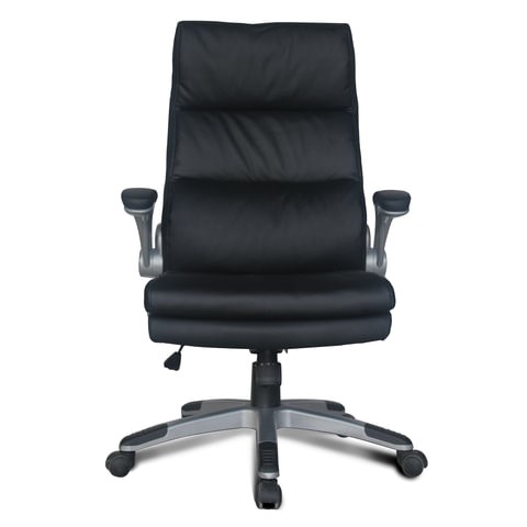 Кресло офисное BRABIX "Fregat EX-510", рециклированная кожа, черное, 530863 в Абакане - изображение 4