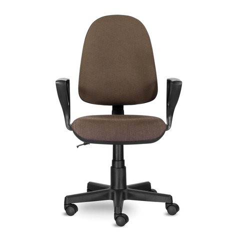 Компьютерное кресло Brabix Prestige Ergo MG-311 (регулируемая эргономичная спинка, ткань, коричневое) 531875 в Абакане - изображение 2