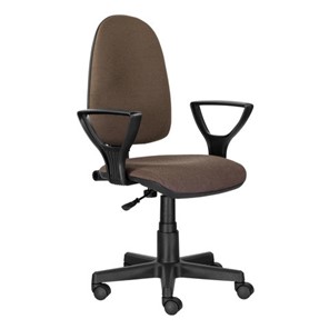 Компьютерное кресло Brabix Prestige Ergo MG-311 (регулируемая эргономичная спинка, ткань, коричневое) 531875 в Абакане - предосмотр