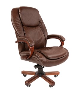 Кресло офисное CHAIRMAN 408, коричневый в Абакане