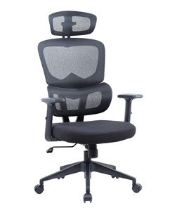 Кресло офисное CHAIRMAN 560 cетчатый акрил черный / полиэстер черный в Абакане