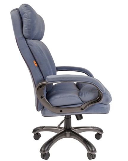 Офисное кресло CHAIRMAN HOME 505, велюр голубое в Абакане - изображение 4