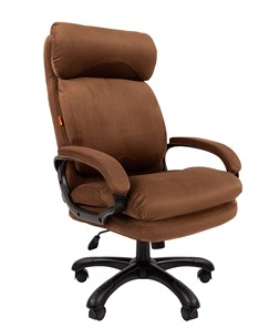 Офисное кресло CHAIRMAN HOME 505, велюр коричневое в Абакане