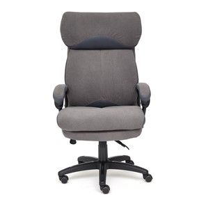 Кресло компьютерное DUKE флок/ткань, серый/серый, 29/TW-12 арт.14039 в Абакане - предосмотр 1