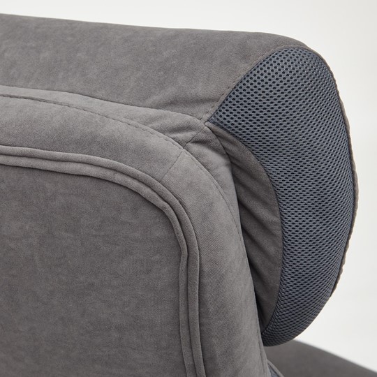 Кресло компьютерное DUKE флок/ткань, серый/серый, 29/TW-12 арт.14039 в Абакане - изображение 16