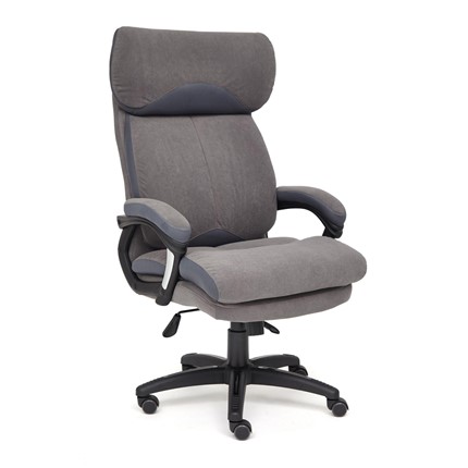 Кресло компьютерное DUKE флок/ткань, серый/серый, 29/TW-12 арт.14039 в Абакане - изображение