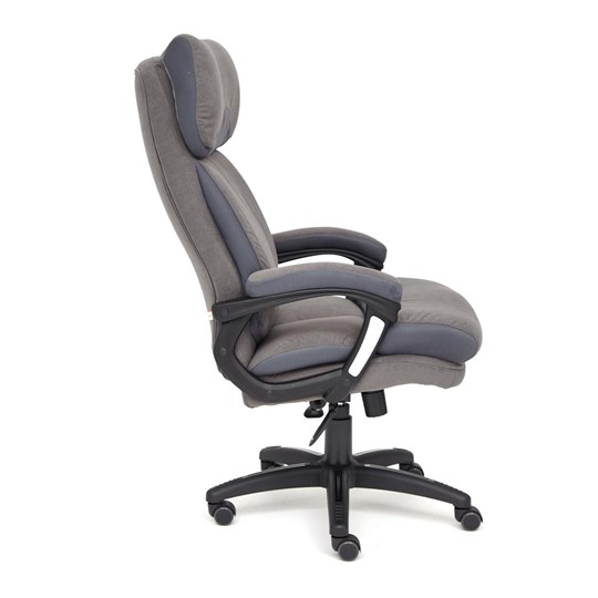 Кресло компьютерное DUKE флок/ткань, серый/серый, 29/TW-12 арт.14039 в Абакане - изображение 6