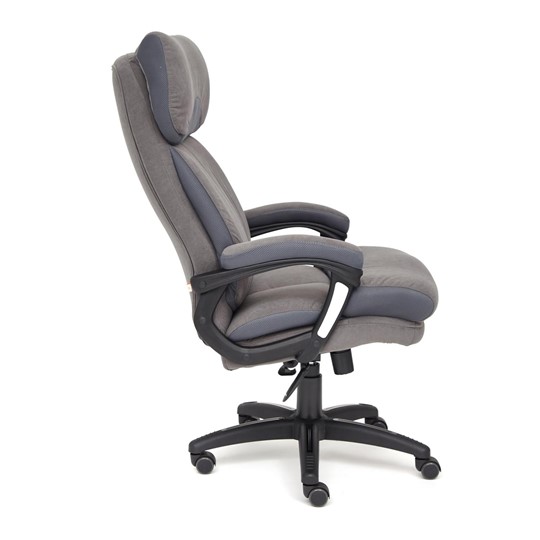 Кресло компьютерное DUKE флок/ткань, серый/серый, 29/TW-12 арт.14039 в Абакане - изображение 7