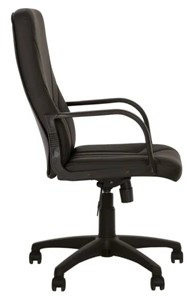 Офисное кресло MANAGER (PL64) экокожа ECO-30, черная в Абакане - предосмотр 2