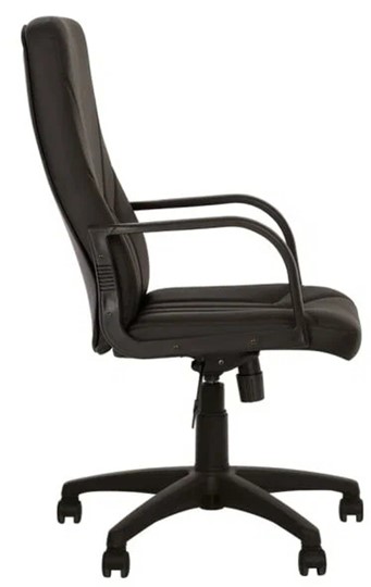 Офисное кресло MANAGER (PL64) экокожа ECO-30, черная в Абакане - изображение 2