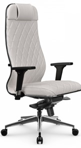 Кресло офисное Мetta L 1m 40M/2D Infinity Easy Clean (MPES) мультиблок, нижняя часть 17838 белый в Абакане
