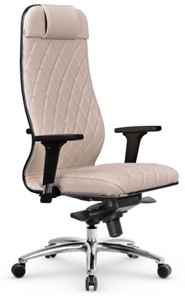 Кресло офисное Мetta L 1m 40M/2D Infinity Easy Clean (MPES) мультиблок, нижняя часть 17838 бежевый в Абакане - предосмотр