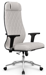 Кресло офисное Мetta L 1m 40M/2D Infinity Easy Clean (MPES) топган OMS, нижняя часть 17853 белый в Абакане