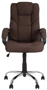 Офисное кресло MORFEO (CHR68) ткань SORO-28, коричневая в Абакане
