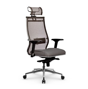 Офисное кресло Samurai SL-3.051 MPES Светло-Коричневый / Серый в Абакане