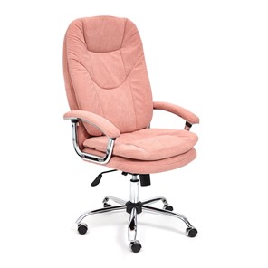 Компьютерное кресло SOFTY LUX флок, розовый, арт.13952 в Абакане
