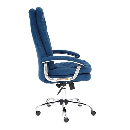 Компьютерное кресло SOFTY LUX флок, синий, арт.13592 в Абакане - изображение 2