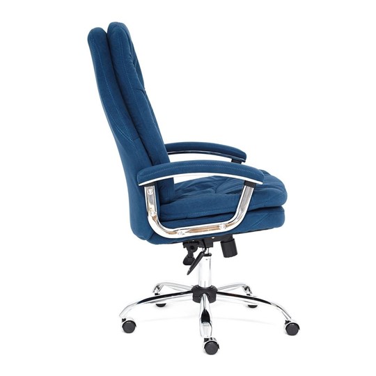 Компьютерное кресло SOFTY LUX флок, синий, арт.13592 в Абакане - изображение 5