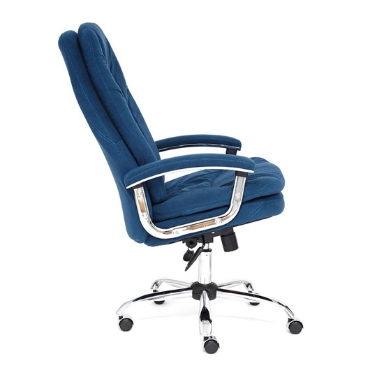 Компьютерное кресло SOFTY LUX флок, синий, арт.13592 в Абакане - изображение 6