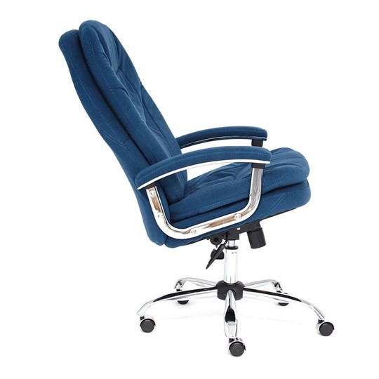 Компьютерное кресло SOFTY LUX флок, синий, арт.13592 в Абакане - изображение 7