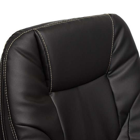 Компьютерное кресло SOFTY LUX кож/зам, черный, арт.12902 в Абакане - изображение 4