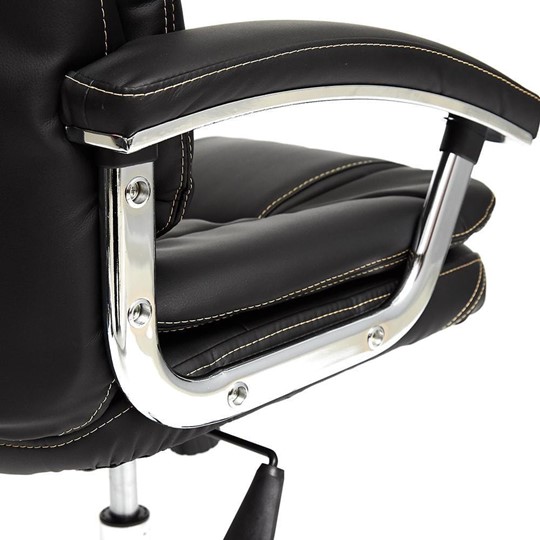 Компьютерное кресло SOFTY LUX кож/зам, черный, арт.12902 в Абакане - изображение 5