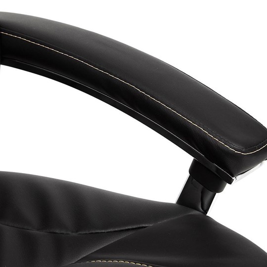 Компьютерное кресло SOFTY LUX кож/зам, черный, арт.12902 в Абакане - изображение 8