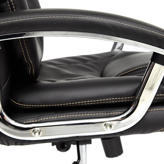 Компьютерное кресло SOFTY LUX кож/зам, черный, арт.12902 в Абакане - изображение 9