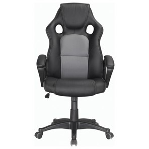 Компьютерное кресло Brabix Rider Plus EX-544 КОМФОРТ (экокожа, черное/серое) 531582 в Абакане - предосмотр