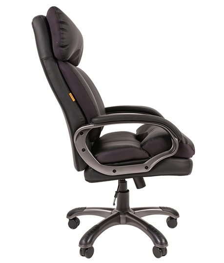 Кресло компьютерное CHAIRMAN 505 Экокожа черная в Абакане - изображение 3