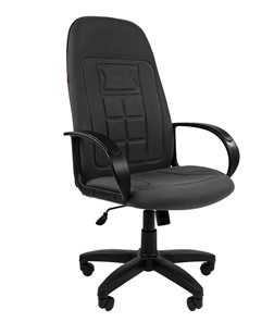 Кресло компьютерное CHAIRMAN 727 ткань ст., цвет серый в Абакане