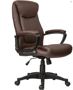 Компьютерное кресло BRABIX "Enter EX-511", экокожа, коричневое, 531163 в Абакане - предосмотр