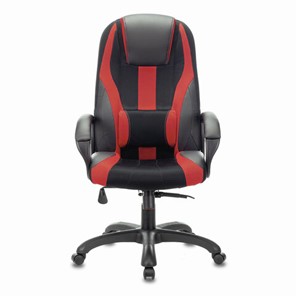 Компьютерное кресло Brabix Premium Rapid GM-102 (экокожа/ткань, черное/красное) 532107 в Абакане