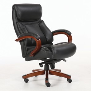 Офисное кресло Brabix Premium Infinity EX-707 (дерево, натуральная кожа, черное) 531826 в Абакане