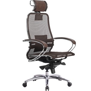 Офисное кресло Samurai S-2.04, темно-коричневый в Абакане