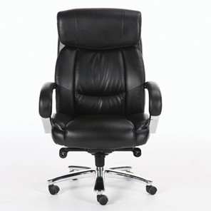 Кресло Brabix Premium Direct EX-580 (хром, рециклированная кожа, черное) в Абакане