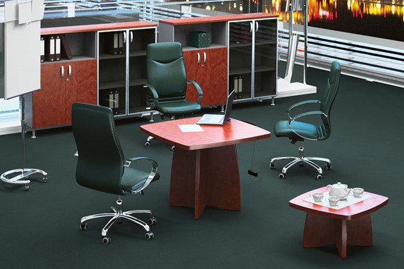 Кабинет руководителя Boston Director зона для переговоров, конференц-стол в Абакане - изображение