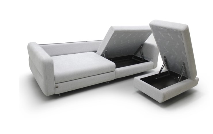 Модульный диван с пуфом Марко (м6,1+м3д+м3ящ+м6,1+м13) в Абакане - изображение 2