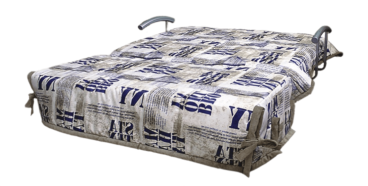 Диван прямой Аккордеон с боковинами, спальное место 1400 в Абакане - изображение 1