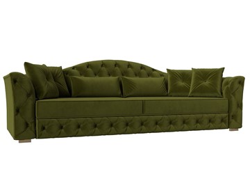 Прямой диван Артис, Зеленый (Микровельвет) в Абакане