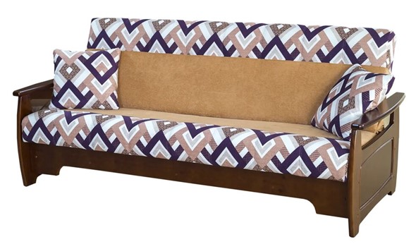 Прямой диван Бриз 2100х860х910, Орех в Абакане - изображение