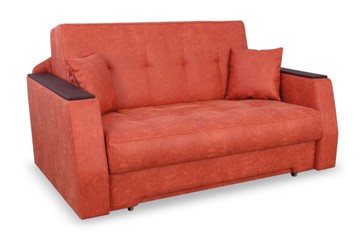 Прямой диван Лео-4 двухместный, ППУ (с накладками на подлокотниках) в Абакане