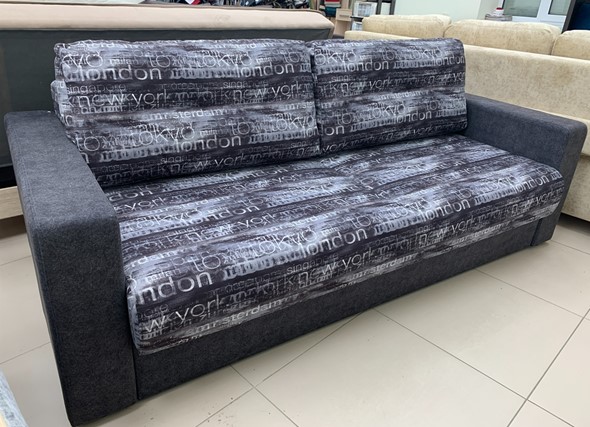 Прямой диван Сантана 4 без стола, еврокнижка велюр/шенилл в Абакане - изображение