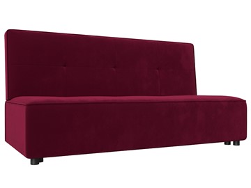 Прямой диван Зиммер, Бордовый (микровельвет) в Абакане