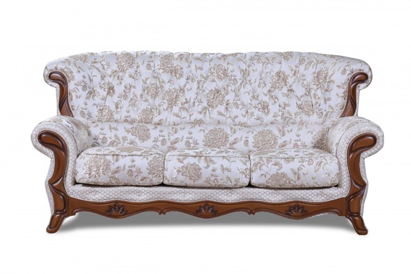 Прямой диван Барокко, ДБ3 в Абакане - изображение
