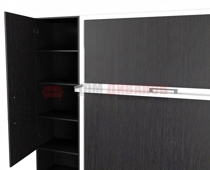 Диван Кровать-трансформер Smart (ШЛ+КД 1400+ШП), 2 шкафа, без подлокотников в Абакане - изображение 2