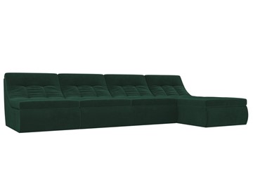 Модульный угловой диван Холидей, Зеленый (велюр) в Абакане
